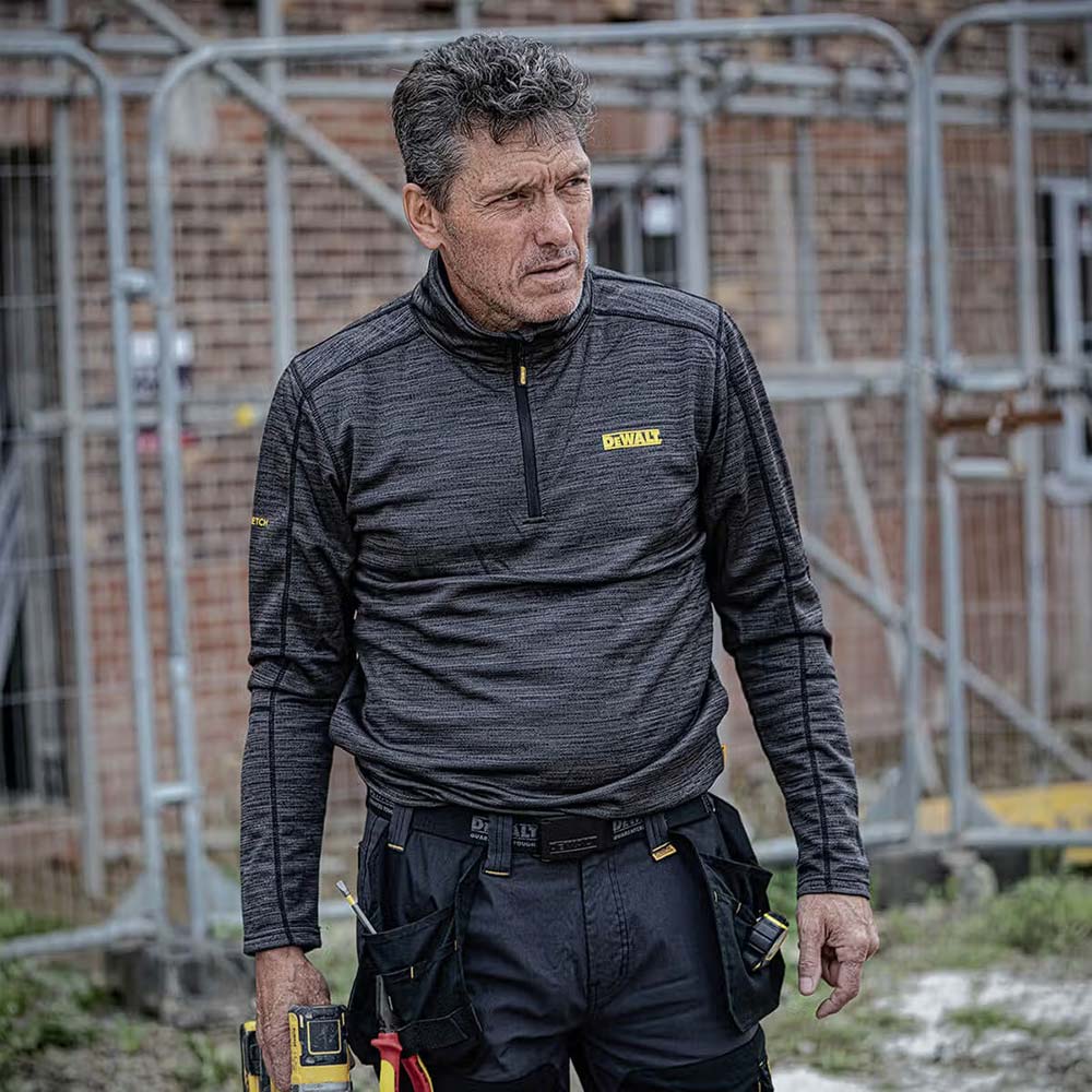 Кофта DEWALT JONESBORO XXL Gray (DWC149-004-XXL) Матеріал 100% поліестер