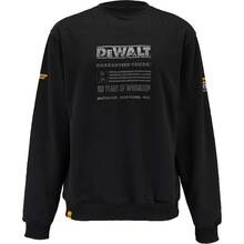 Кофта DEWALT 100 YEAR LOGO SWEATSHIRT размер L Black (DWC237-001-L)