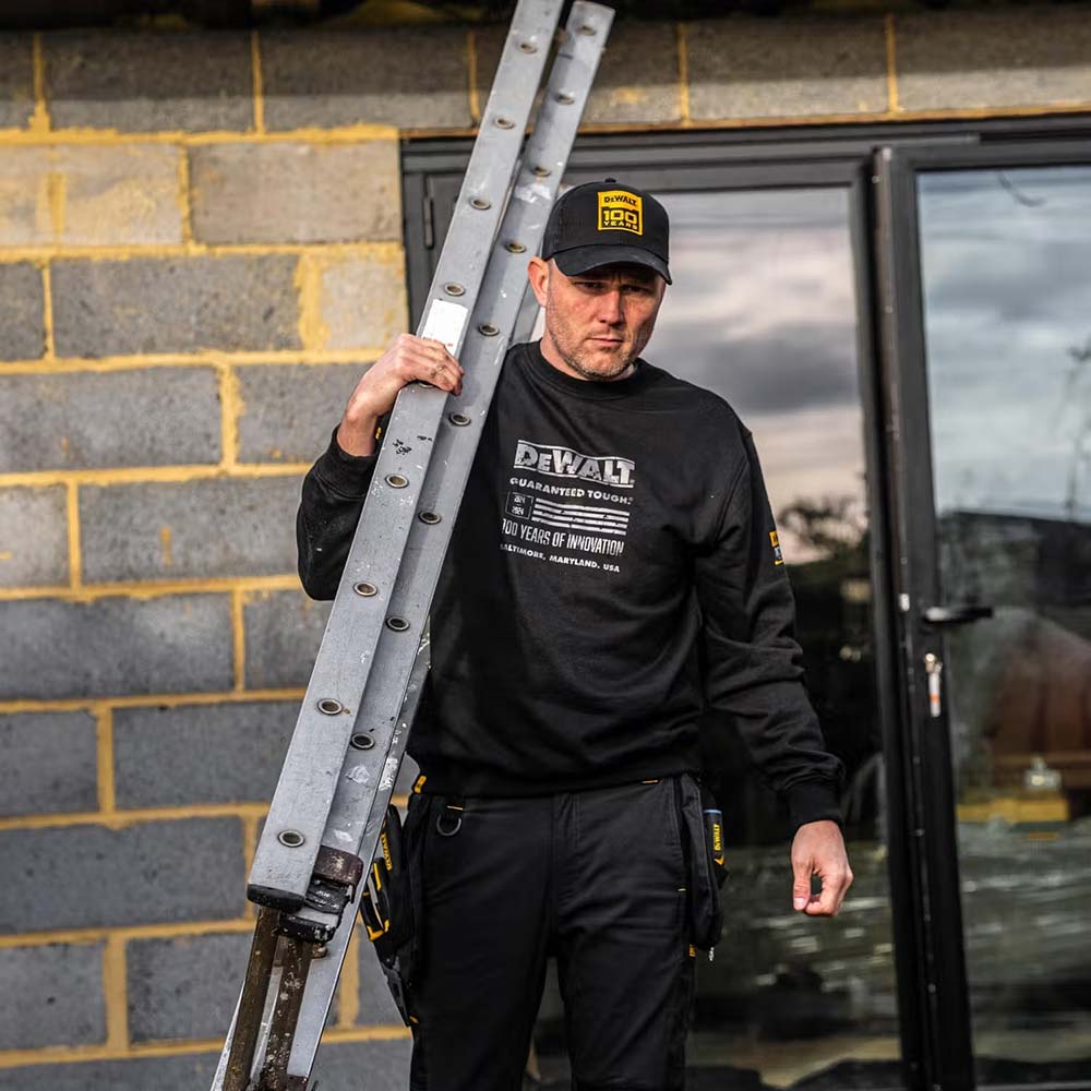 Фото Кофта DEWALT 100 YEAR LOGO SWEATSHIRT размер XL Black (DWC237-001-XL)