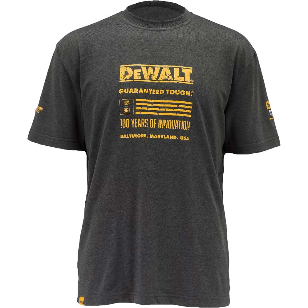 Футболка DEWALT 100 YEAR T-SHIRT размер M Gray (DWC240-004-M) Футболка DEWALT 100 YEAR T-SHIRT размер M Gray (DWC240-004-M)