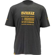 Футболка DEWALT 100 YEAR T-SHIRT размер M Gray (DWC240-004-M)
