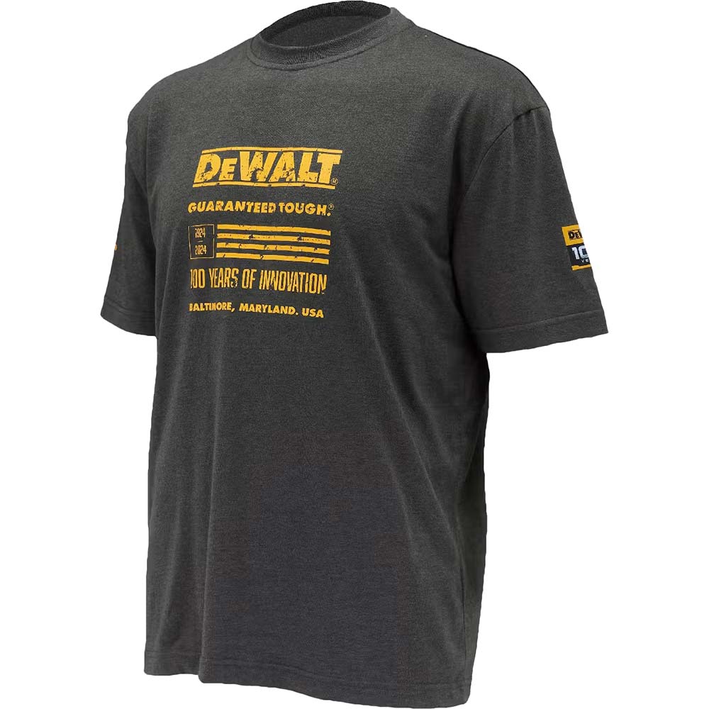 Футболка DEWALT 100 YEAR T-SHIRT размер M Gray (DWC240-004-M) Размер M