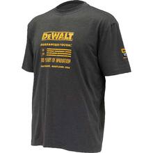 Футболка DEWALT 100 YEAR T-SHIRT размер M Gray (DWC240-004-M)