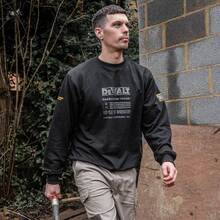 Свитшот DEWALT 100 YEAR LOGO SWEATSHIRT XXL Black (DWC237-001-XXL)