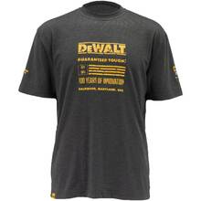 Футболка DEWALT 100 YEAR T-SHIRT XXL Gray (DWC240-004-XXL)
