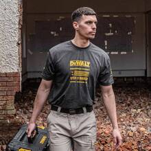 Футболка DEWALT 100 YEAR T-SHIRT XXL Gray (DWC240-004-XXL)