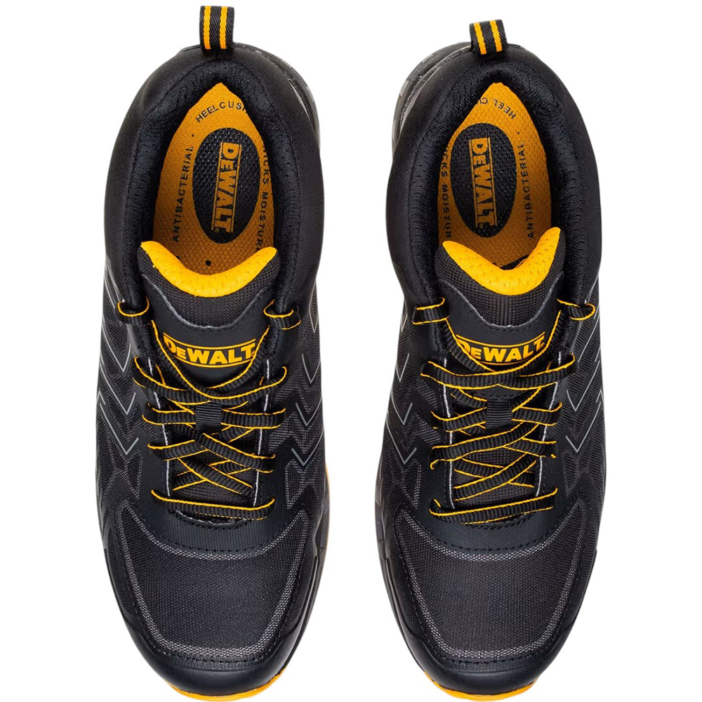 Черевики DEWALT Fargo нар. 44 Black (DWF50233-101-10) Матеріал верх: сітка, термопластичний поліуретан; підошва: філон гума; устілка: поліуретан, захисна шкарпетка: сталь