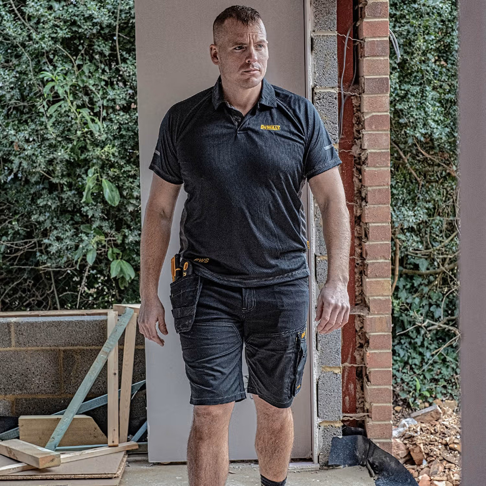 Внешний вид Футболка DEWALTRutland Polo XL Black (DWC125-013-XL)