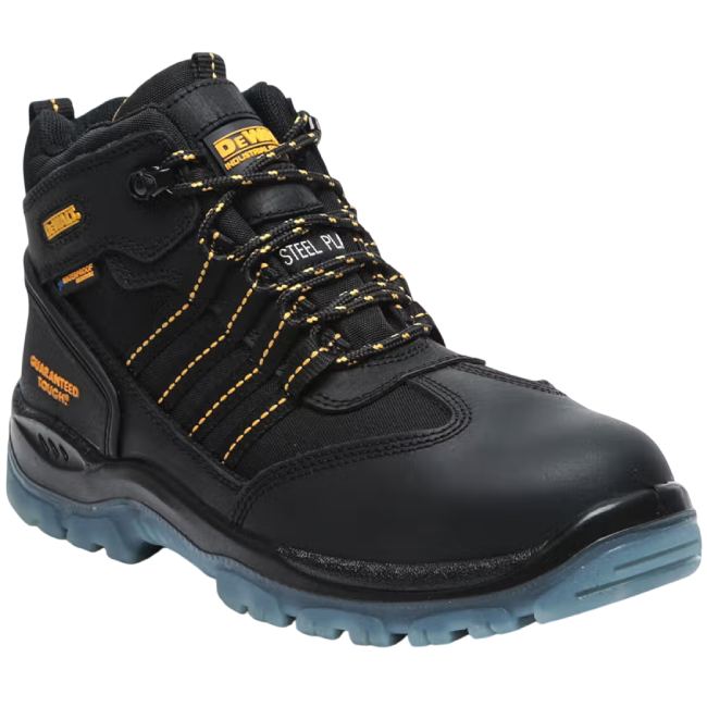 Кроссовки рабочие DEWALT NICKEL S3 WR SRA 43 Black/Yellow (DWF50093-132-9) Размер 43