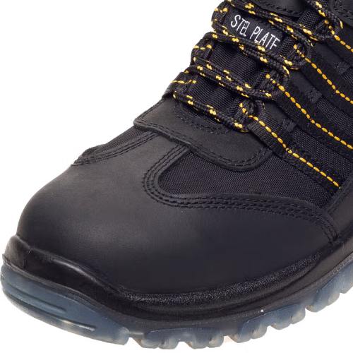 Изображение Кроссовки рабочие DEWALT NICKEL S3 WR SRA 43 Black/Yellow (DWF50093-132-9)