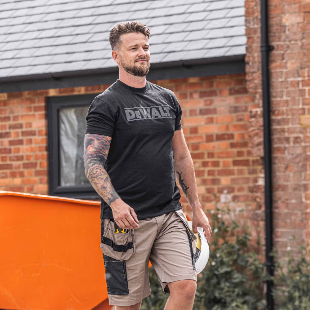 Фото Футболка DEWALT OXIDE T-SHIRT L Black (DWC52-001-L)