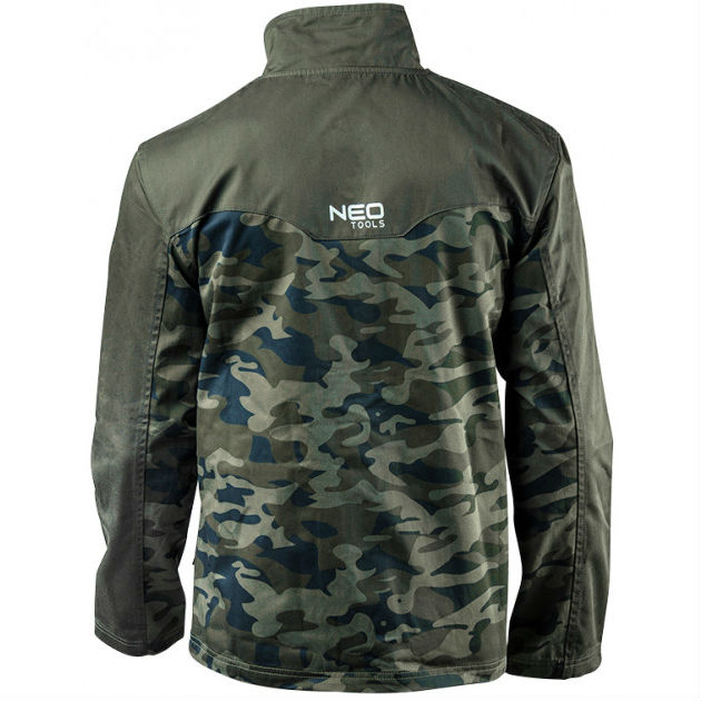 Рабочая куртка NEO TOOLS CAMO размер L 52 (81-211-L) Материал полиэстер, хлопок