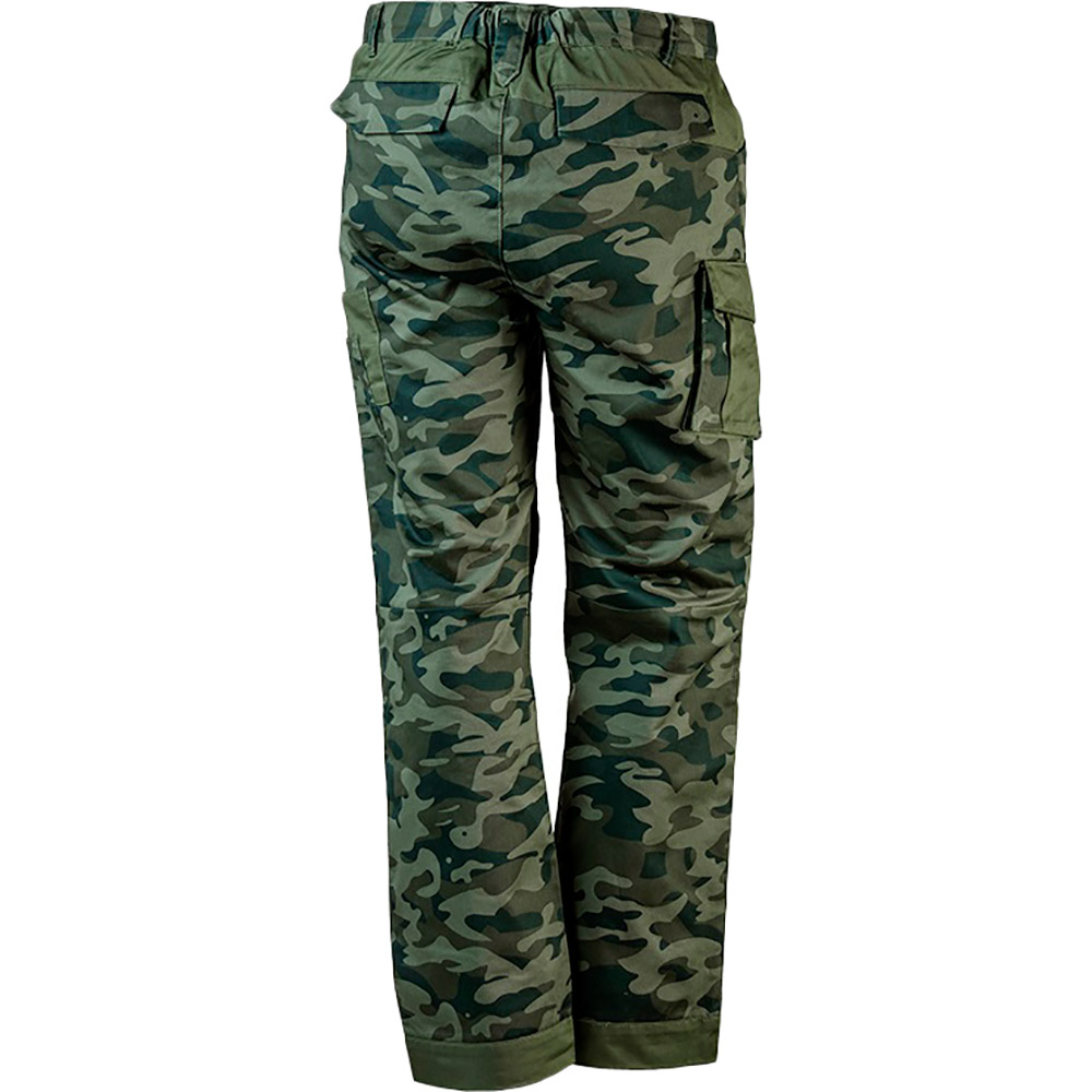 Брюки NEO TOOLS CAMO XL/56 (81-221-XL) Дополнительно Размер: XL; Плотность: 255 г/м²; Соответствие стандартам: CE; Особенности: тройные швы, карман для бейджа; профилированные колени с отделениями для защитных наколенников; эластичные элементы в поясе