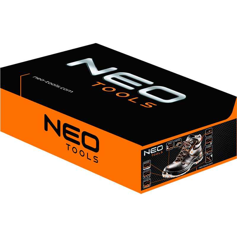 Черевики NEO TOOLS p. 44 / 29.3 см S1P SRA РЄ Black (82-025) Стать чоловічий