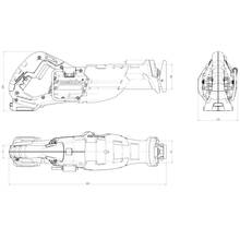 Сабельная пила METABO SSEP 18 LT BL (601617850)