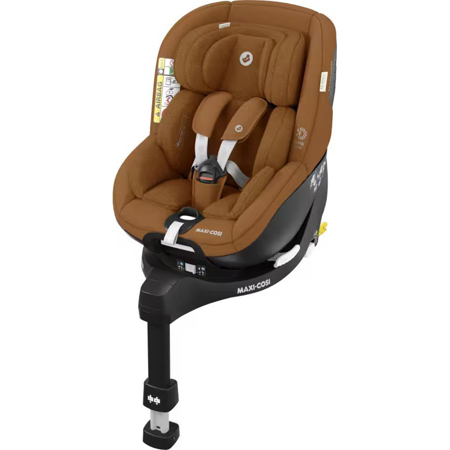 Автокресло Maxi-Cosi Mica Pro Eco i-Size Authentic Cognac (8515650110) Установка в салоне по ходу движения