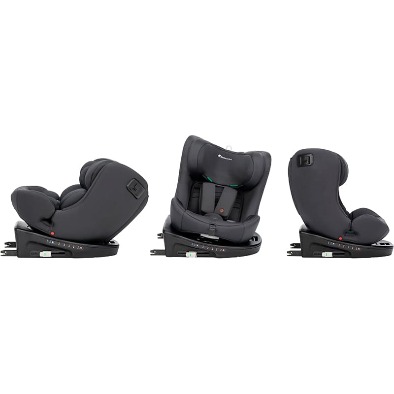 Автокресло BEBE CONFORT ATHENA 360 i-Size Mineral Graphite (8106153210) Установка в салоне универсальное