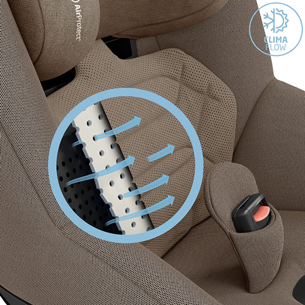 Автокрісло MAXI-COSI Mica 360 PRO i-Size Authentic Truffle (8549251110) Установка в салоні універсальне