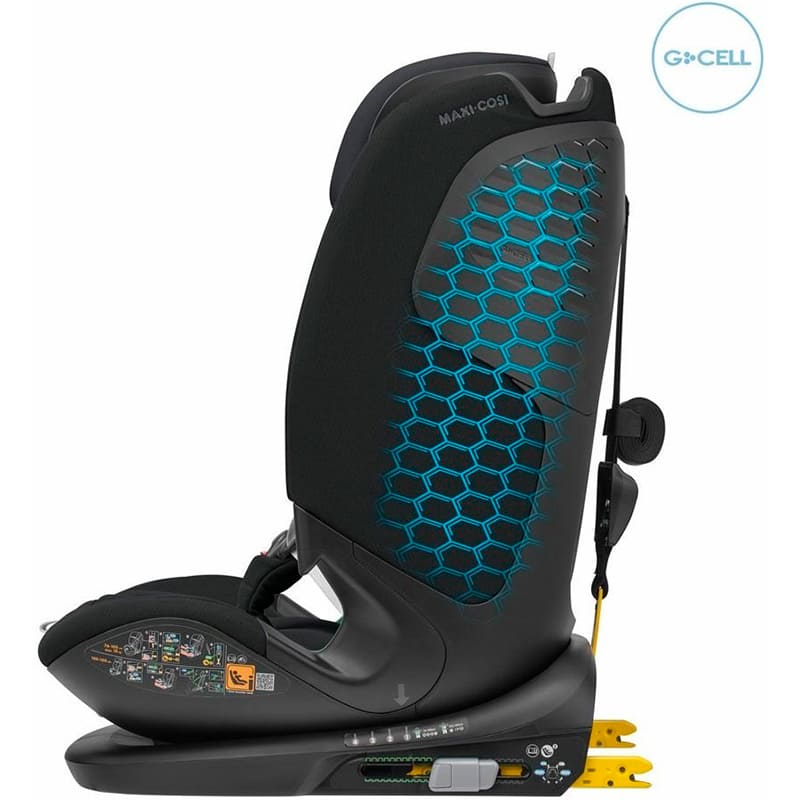 Автокрісло MAXI-COSI Titan Pro 2 i-Size Authentic Graphite (8618550111) Кріплення в машині система жорсткого кріплення (Isofix)