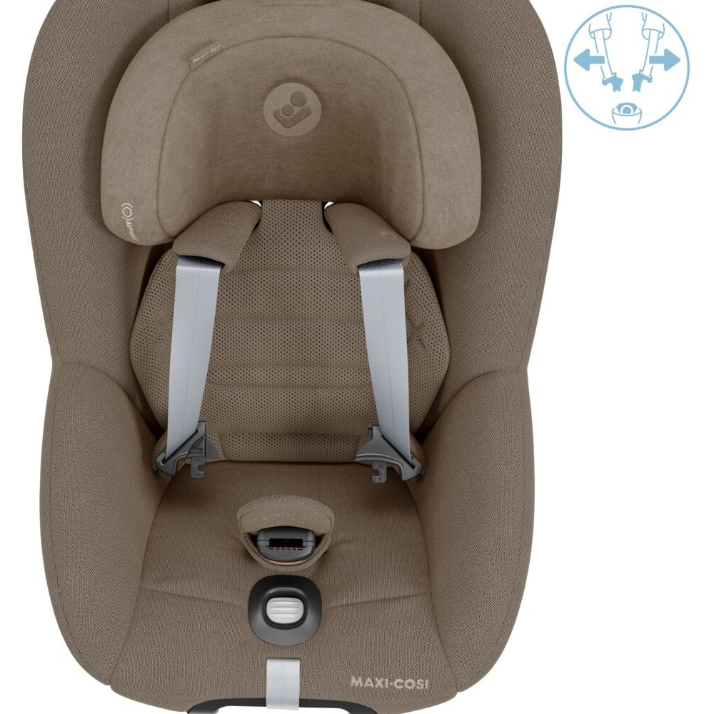 Автокрісло MAXI-COSI Pearl 360 Pro Authentic Truffle (8053251110) Установка в салоні універсальне