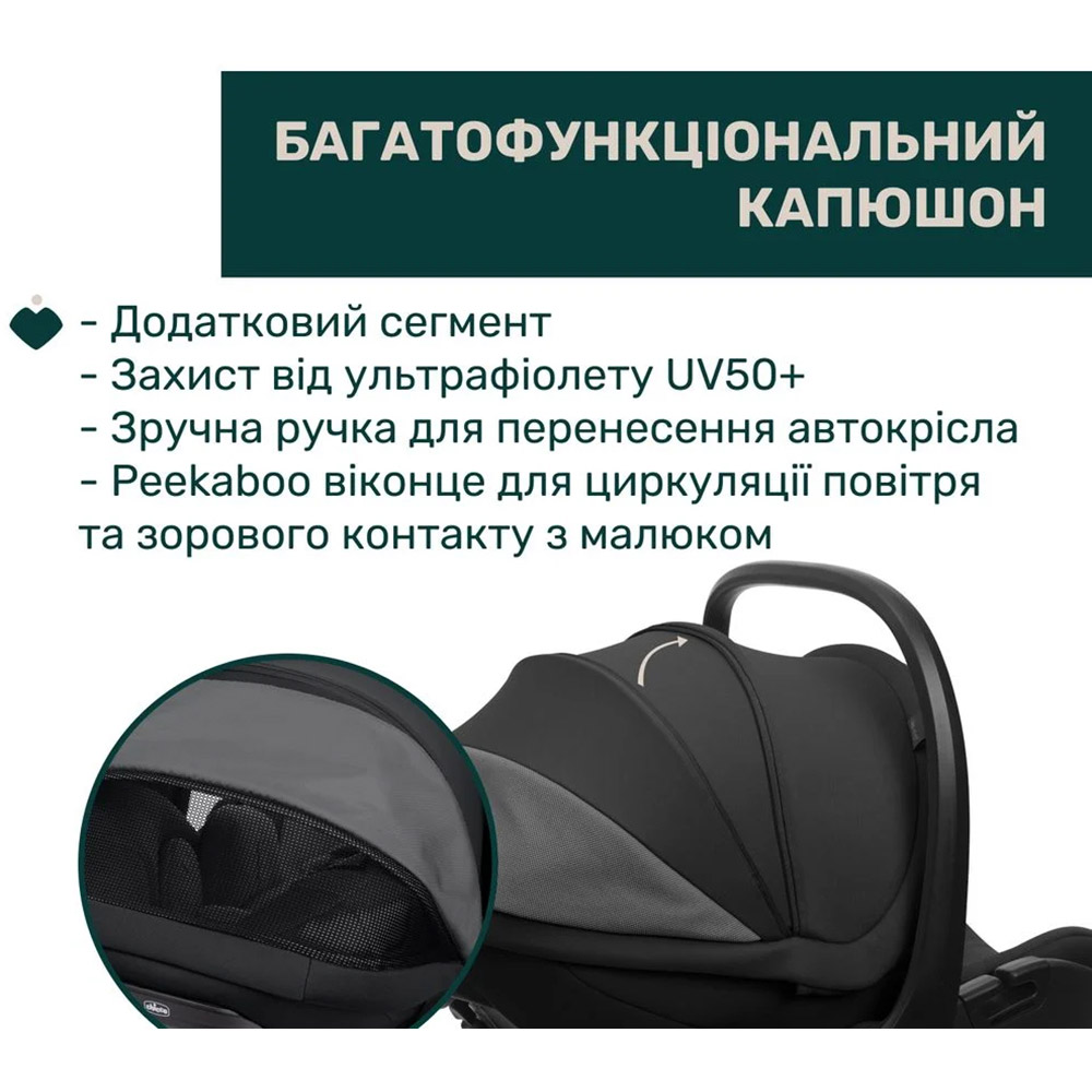 Внешний вид Автокресло CHICCO First-Seat Recline i-Size Black (87100.45)