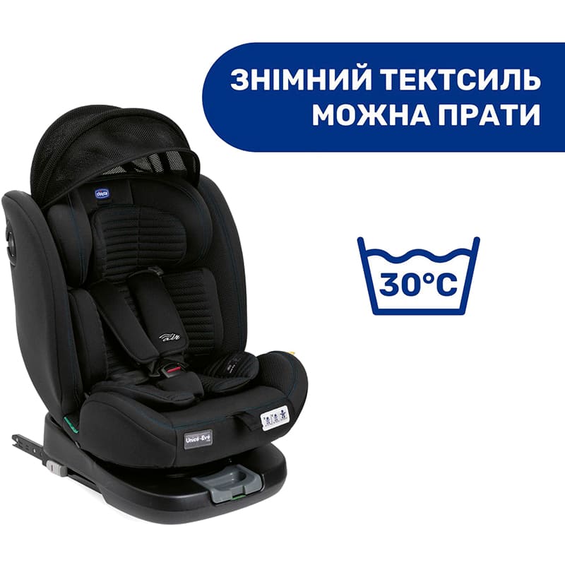 Обзор Автокресло CHICCO Unico Evo i-Size Air Black (87031.72)