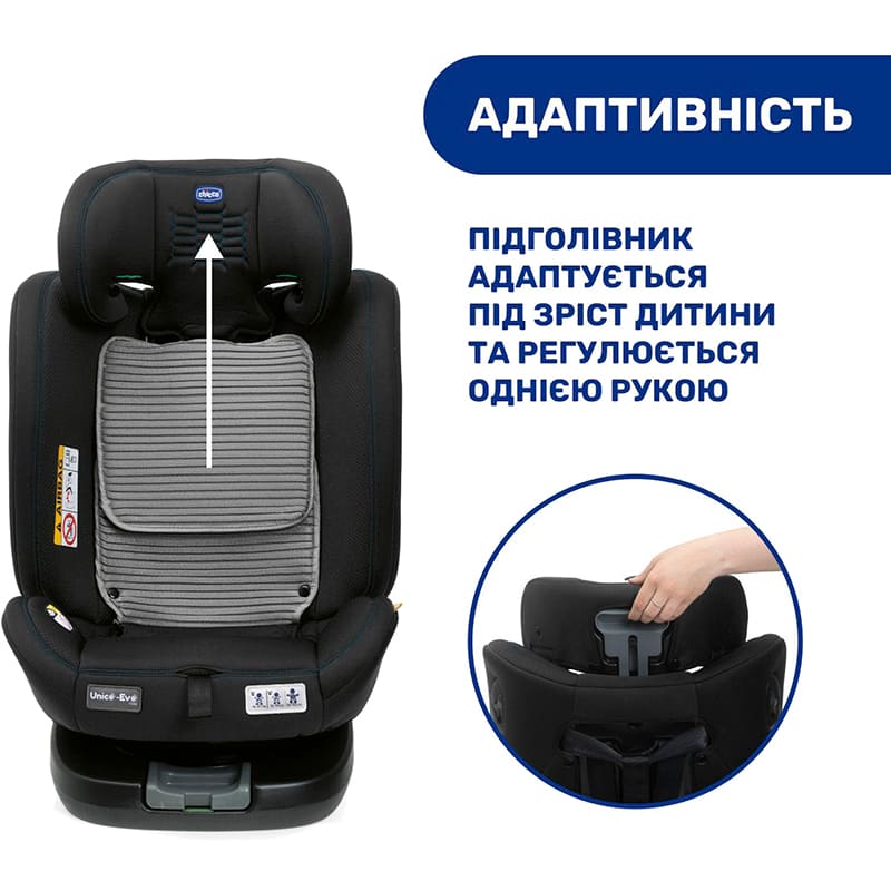 Изображение Автокресло CHICCO Unico Evo i-Size Air Black (87031.72)