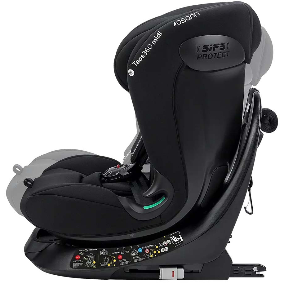 Автокресло OSANN Taos360 midi i-Size Black (102-332-05) Фото Автокресло OSANN Taos360 midi i-Size Black (102-332-05)
