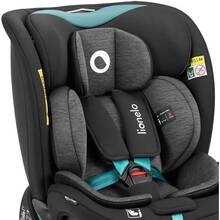 Автокресло LIONELO NAVY I-SIZE BLACK TURQUOISE (LO-NAVY I-SIZE BLACK TURQUOISE)