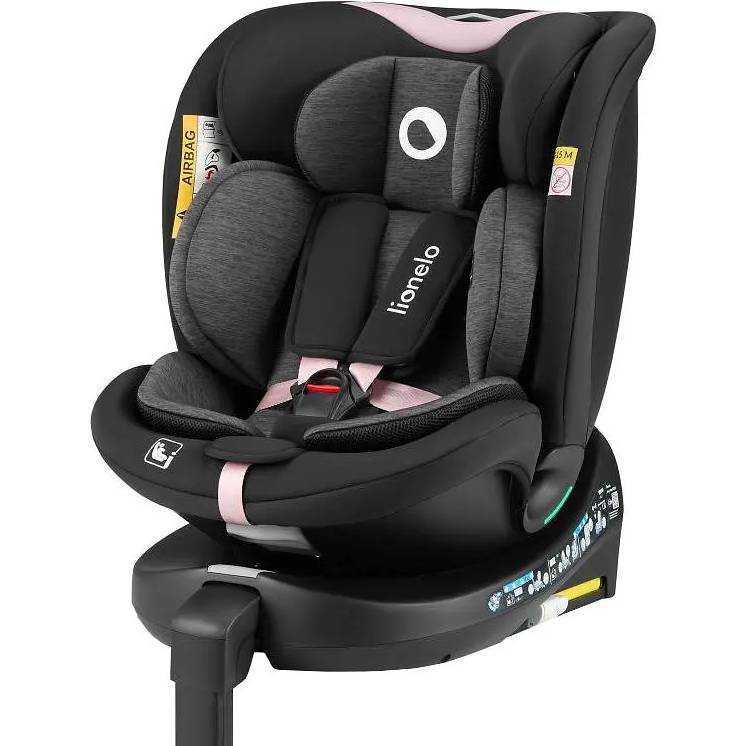 Автокресло LIONELO NAVY I-SIZE BLACK PINK (LO-NAVY I-SIZE BLACK PINK)