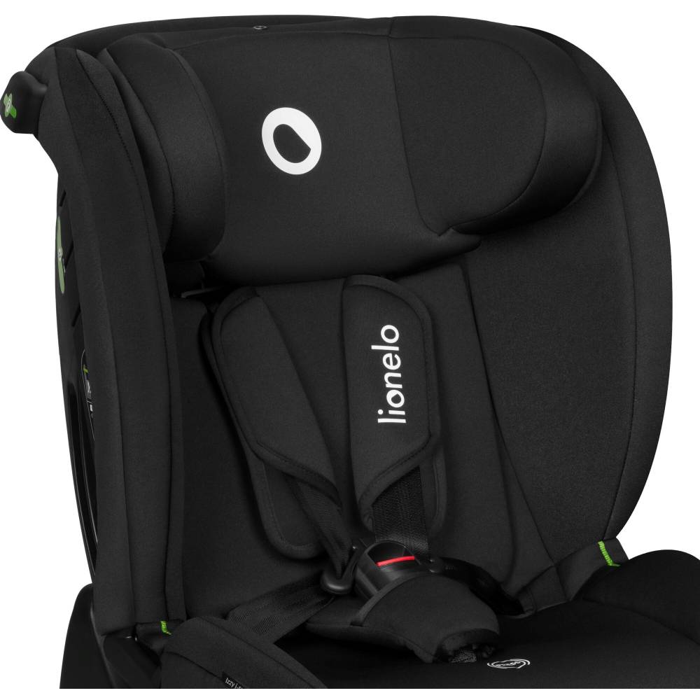 Автокресло LIONELO IZZY I-SIZE BLACK CARBON (LO-IZZY I-SIZE BLACK CARBON) Установка в салоне универсальное