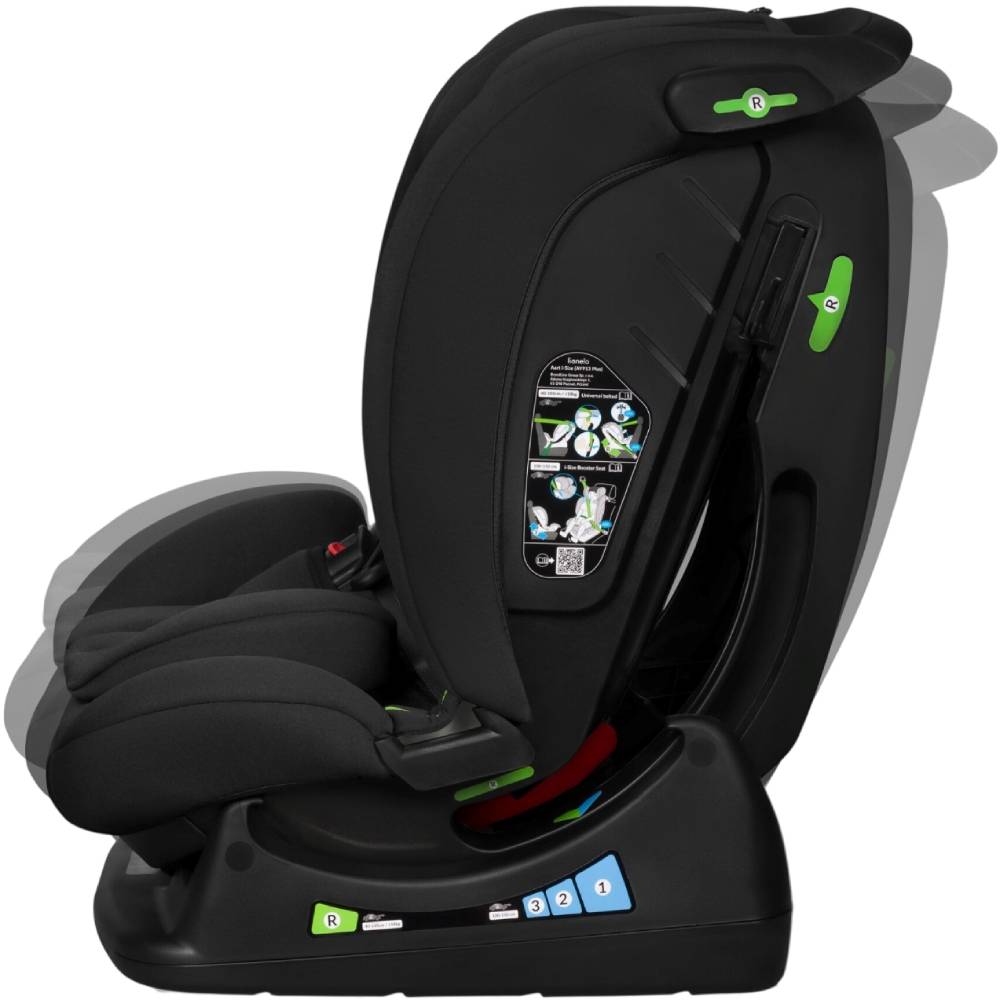 Фото Автокресло LIONELO IZZY I-SIZE BLACK CARBON (LO-IZZY I-SIZE BLACK CARBON)