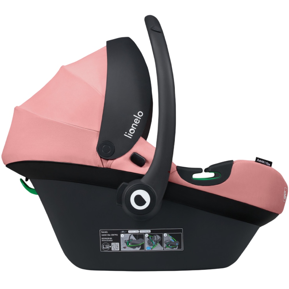 Автокрісло Lionelo Astrid i-Size Pink Coral Вік с рождения до 12 лет