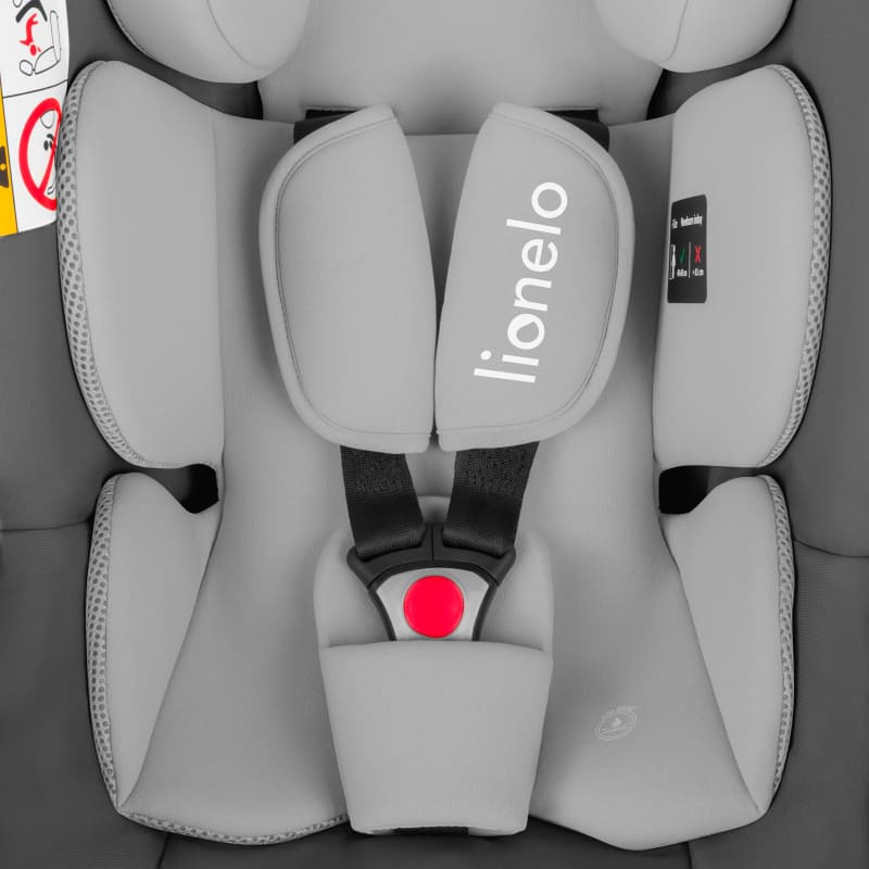 Автокрісло LIONELO Lemmy i-Size Grey (LO-LEMMY I-SIZE GREY) Установка в салоні за напрямком руху
