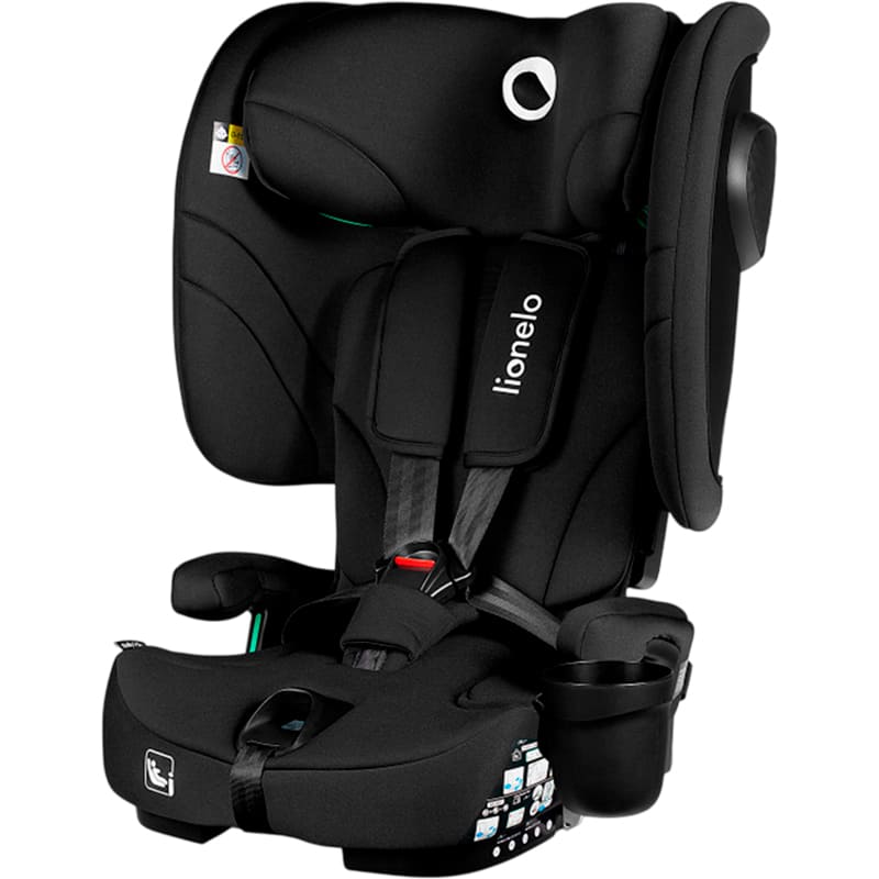 Автокрісло LIONELO Nelly I-Size Black Carbon (LO-NELLY I-SIZE BLACK CARBON) Ремені крісла 5-ти точкові