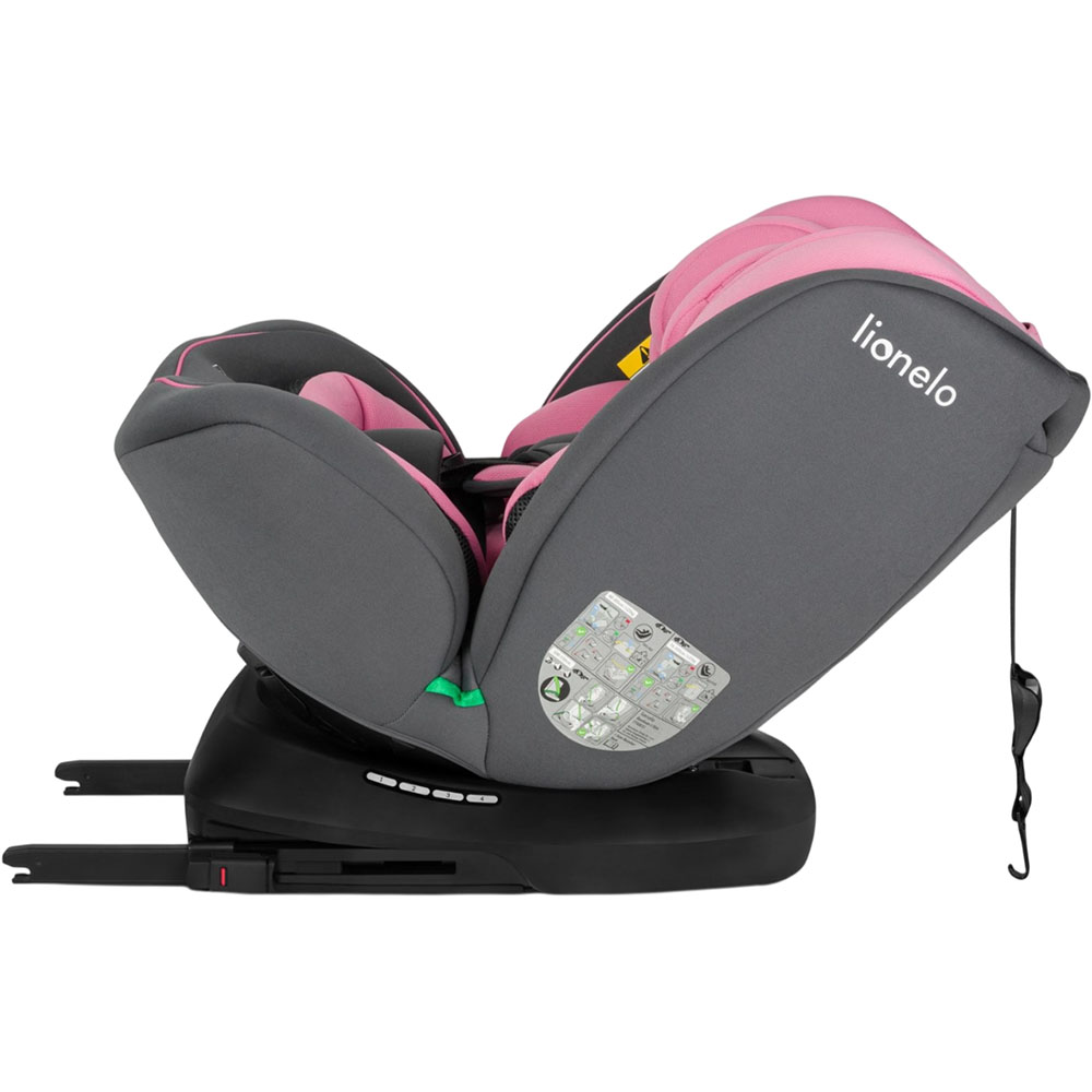 Детское автокресло LIONELO Lionelo BASTIAAN I-SIZE PINK BABY Крепление в машине система жесткого крепления (Isofix)