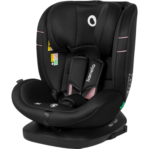 Детское автокресло LIONELO BASTIAAN I-SIZE Pink Rose (LO-BASTIAAN I-SIZE PINK ROSE) Крепление в машине система жесткого крепления (Isofix)