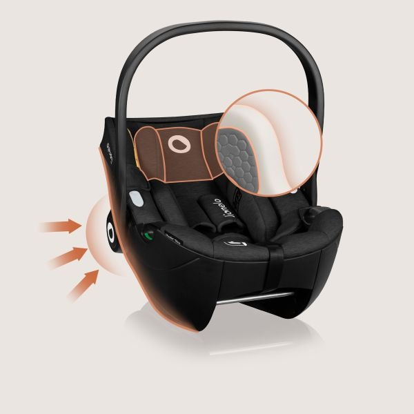 Фото Детское автокресло LIONELO MOXIE I-SIZE Black Carbon (LO-MOXIE I-SIZE BLACK CARBON)