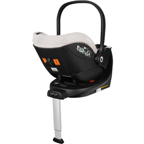 Детское автокресло LIONELO MOXIE I-SIZE SET Beige Sand (LO-MOXIE I-SIZE SET BEIGE SAND) Крепление в машине система жесткого крепления (Isofix)