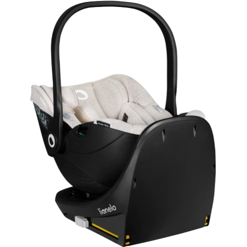 Детское автокресло LIONELO MOXIE I-SIZE SET Beige Sand (LO-MOXIE I-SIZE SET BEIGE SAND) Возраст с рождения до 12 лет