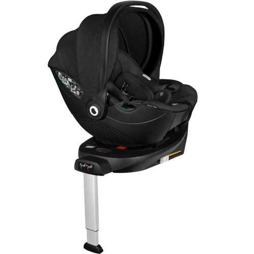 Детское автокресло LIONELO MOXIE I-SIZE SET Black Carbon (LO-MOXIE I-SIZE SET BLACK CARBON) Установка в салоне против хода движения