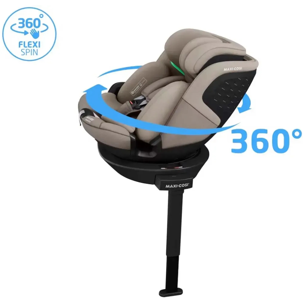 Автокрісло MAXI-COSI Emerald 360 S Tonal Truffle (8620289110) Установка в салоні проти напрямку руху