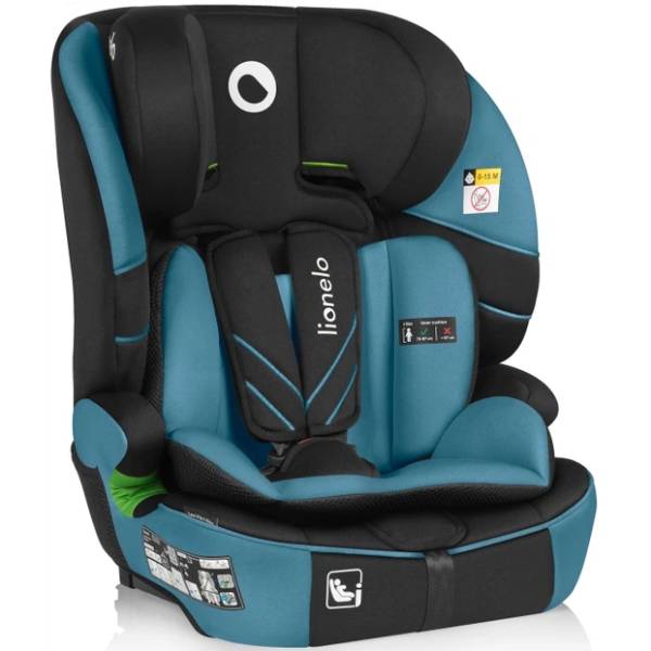 Автокрісло Lionelo Levi Fix I-Size Blue Cobalt Ремені крісла 5-ти точкові