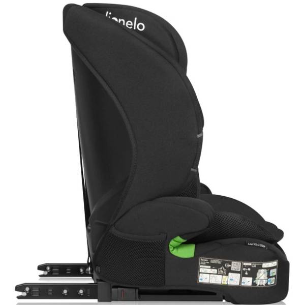 Автокресло Lionelo Levi Fix I-Size Black Carbon Крепление в машине система жесткого крепления (Isofix)