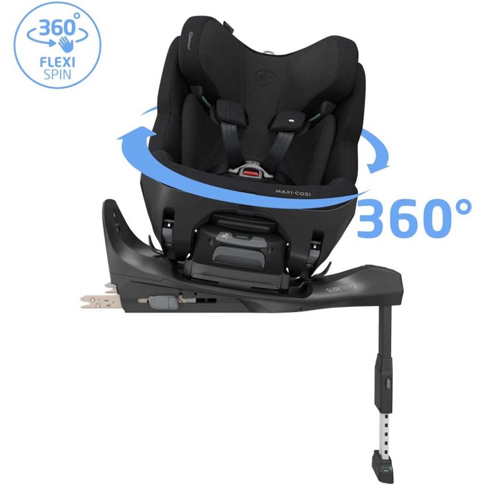 Зовнішній вигляд Автокрісло MAXI-COSI Pearl XL Slide Pro Authentic Black (8623671110)