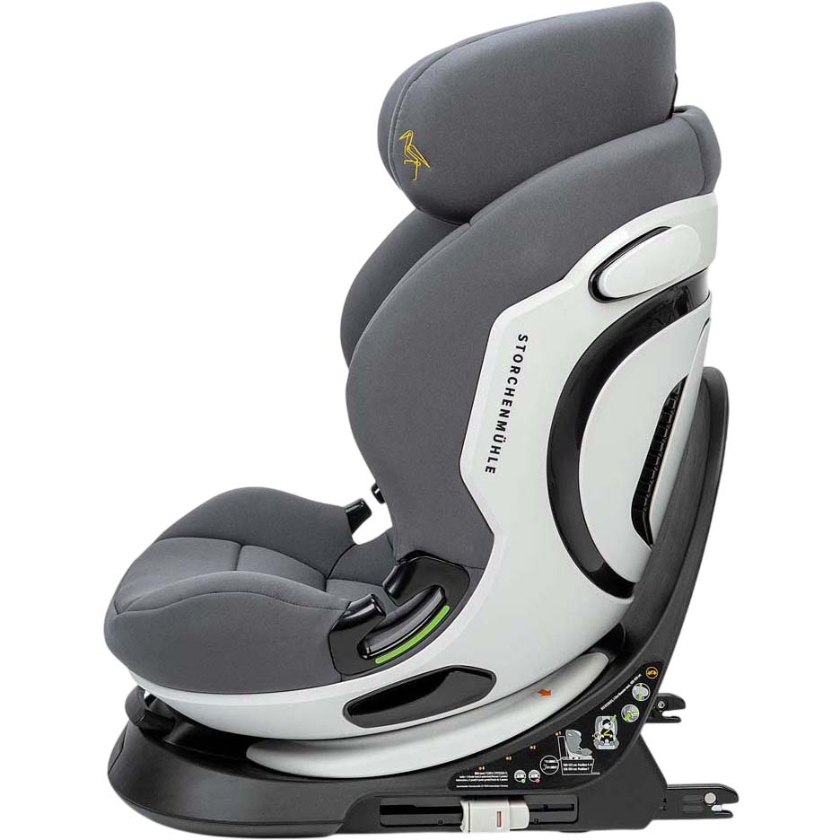 Автокрісло STORCHENMUHLE Niki next Asphalt (103-266-306) Кріплення в машині система жорсткого кріплення (Isofix)