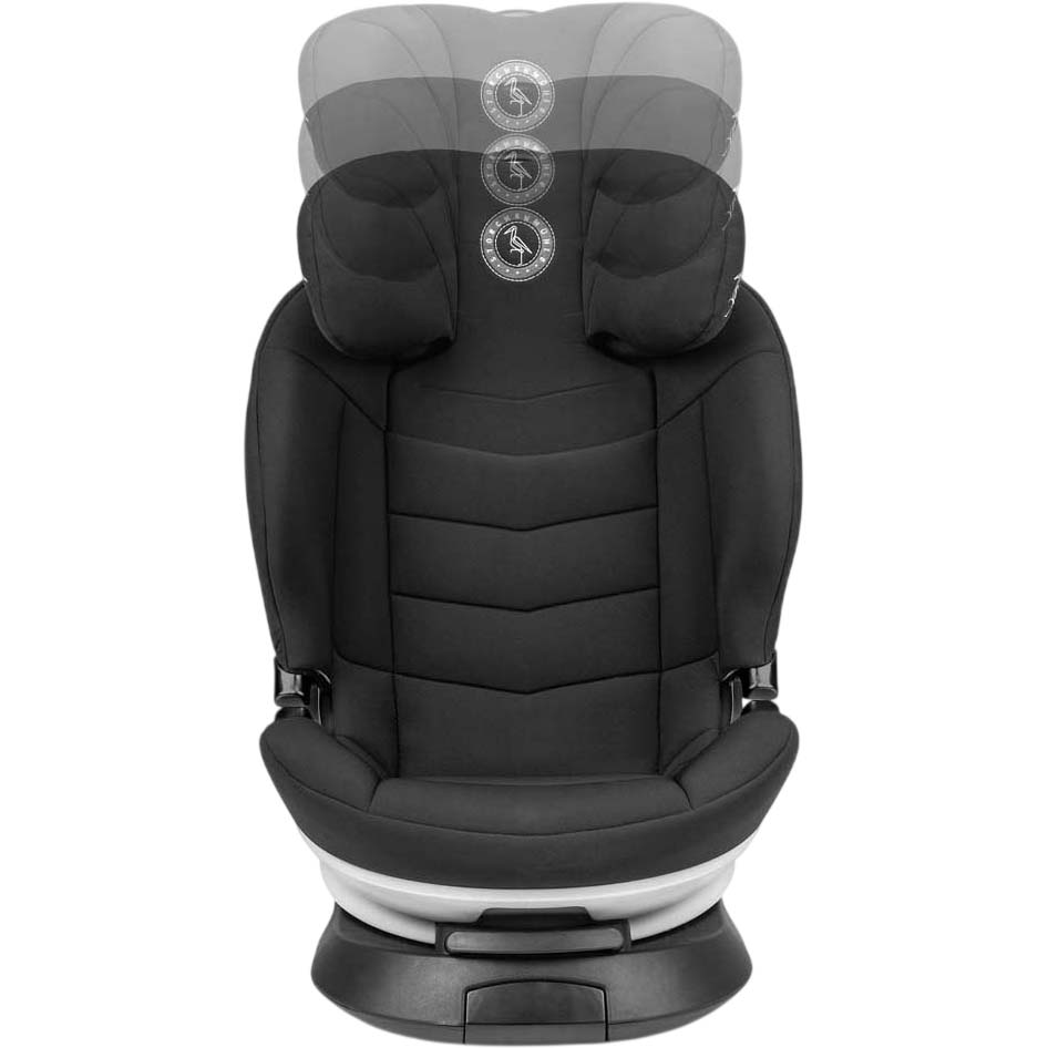 Автокрісло STORCHENMUHLE Niki next Onyx (103-266-305) Кріплення в машині система жорсткого кріплення (Isofix)