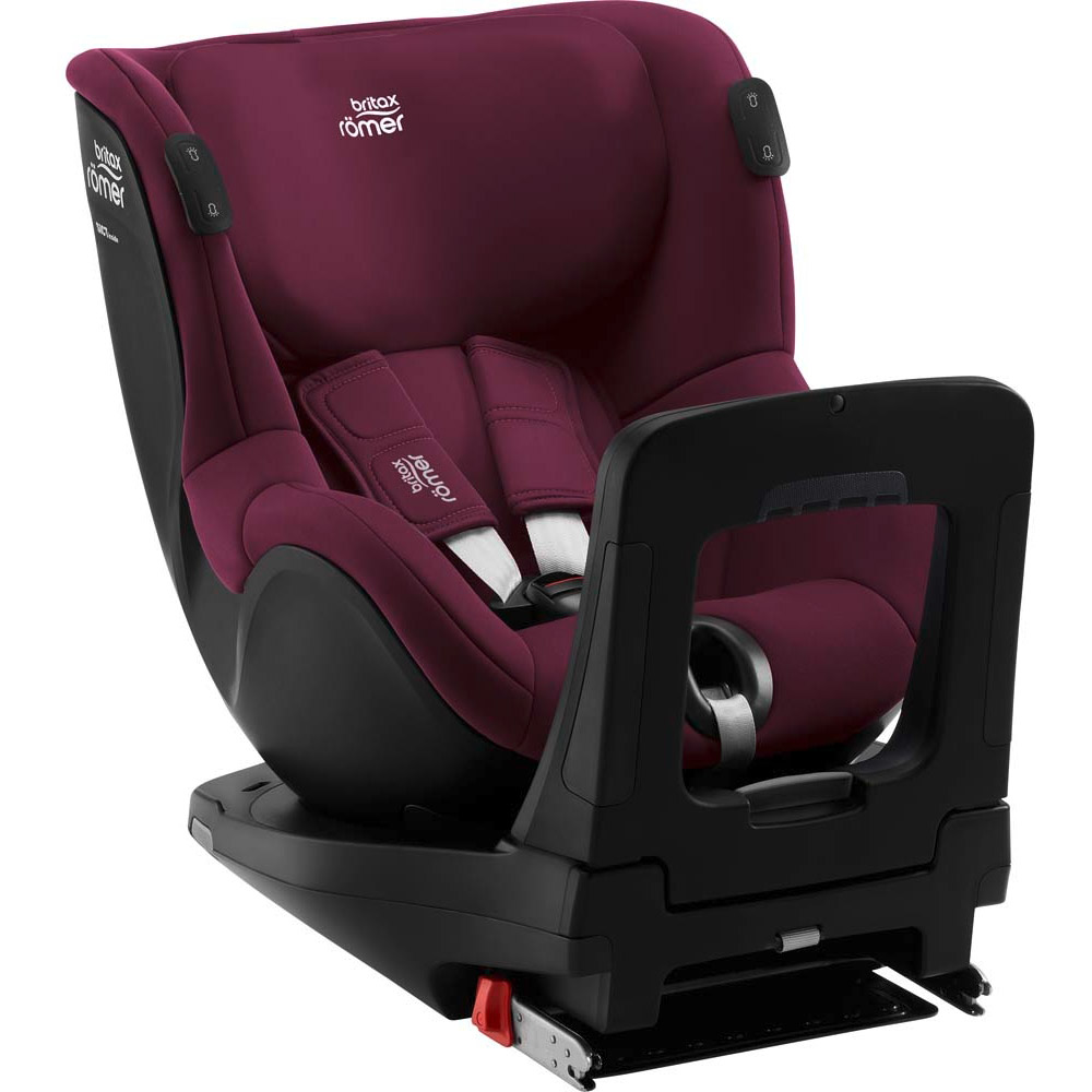 Автокрісло BRITAX ROMER DUALFIX iSENSE Burgundy Red Вік від 9 місяців до 4 років