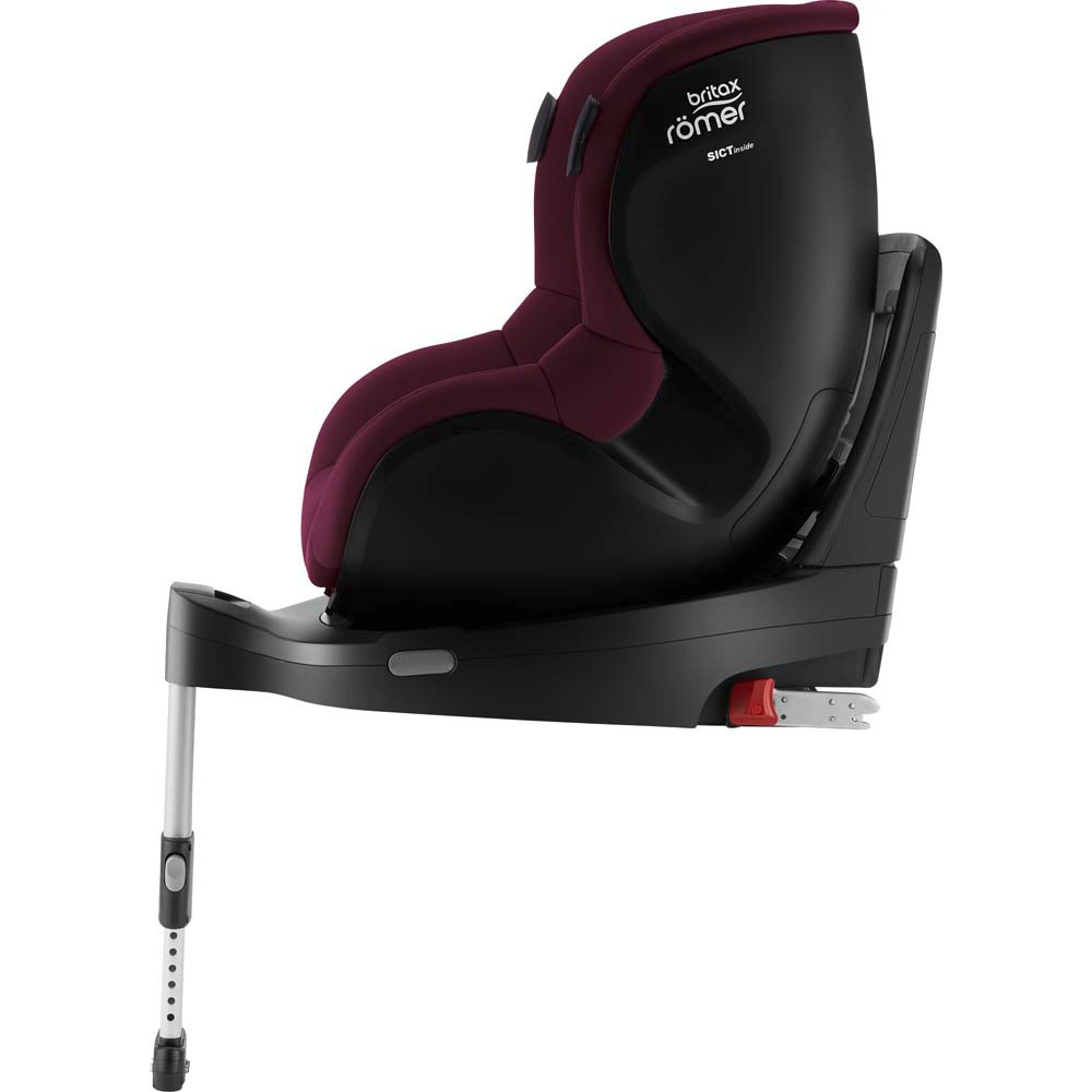 Автокрісло BRITAX ROMER DUALFIX iSENSE Burgundy Red Установка в салоні проти напрямку руху