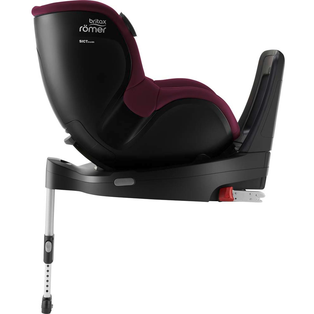 Зовнішній вигляд Автокрісло BRITAX ROMER DUALFIX iSENSE Burgundy Red